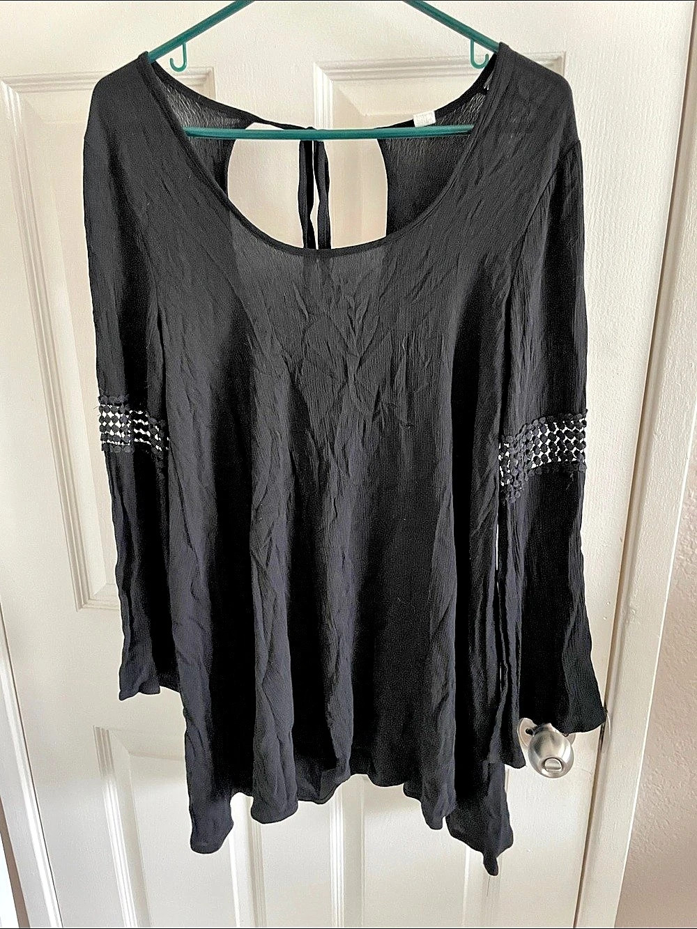 Black Long Sleeve Tunic S